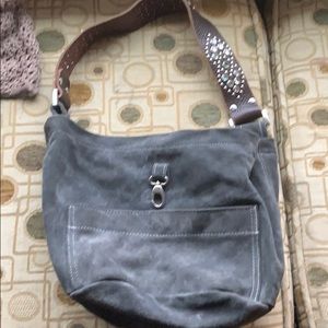 Tyler Malibu suede bag